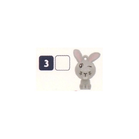 FIGURINE 3 LAPIN - Collection 2024 - Nos amies les bêtes