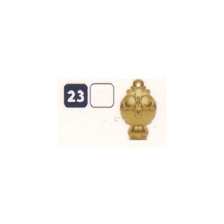 FIGURINE 23 PERROQUET DORÉ - Collection 2024 - Nos amies les bêtes