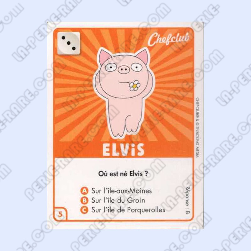 CARTE 05 ELVIS - Collection 2023 - Amuse-toi en cuisine