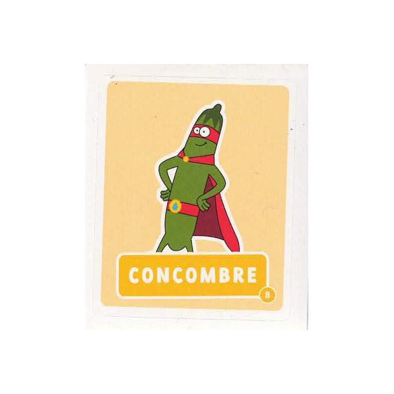 VIGNETTE  08 CONCOMBRE - Collection 2023 - Amuse-toi en cuisine