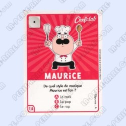 CARTE  15 MAURICE -...