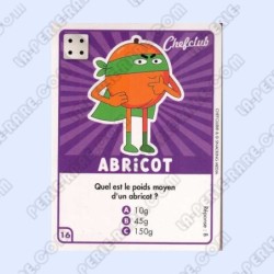 CARTE  16 ABRICOT -...