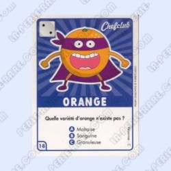 CARTE  18 ORANGE -...