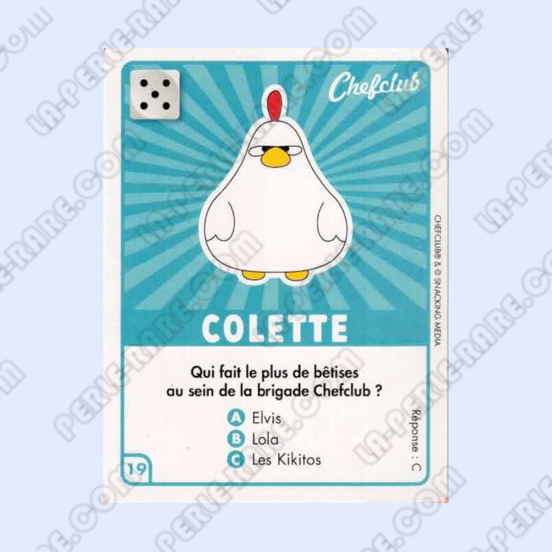 CARTE 19 COLETTE - Collection 2023 - Amuse-toi en cuisine