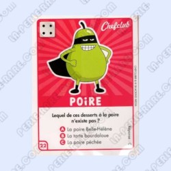 CARTE  22 POIRE -...