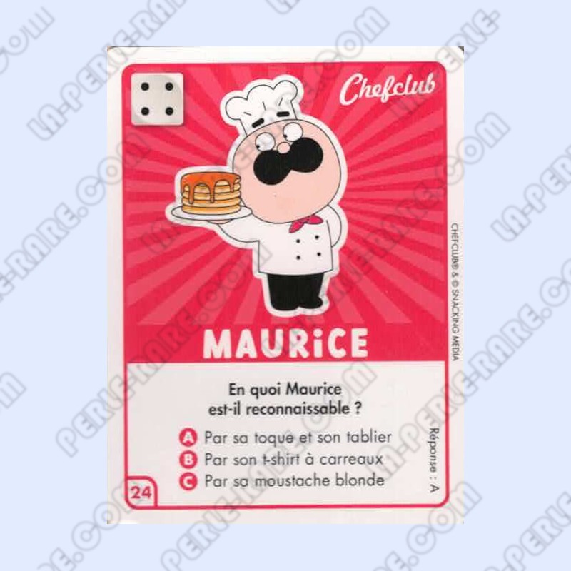 CARTE 24 MAURICE - Collection 2023 - Amuse-toi en cuisine