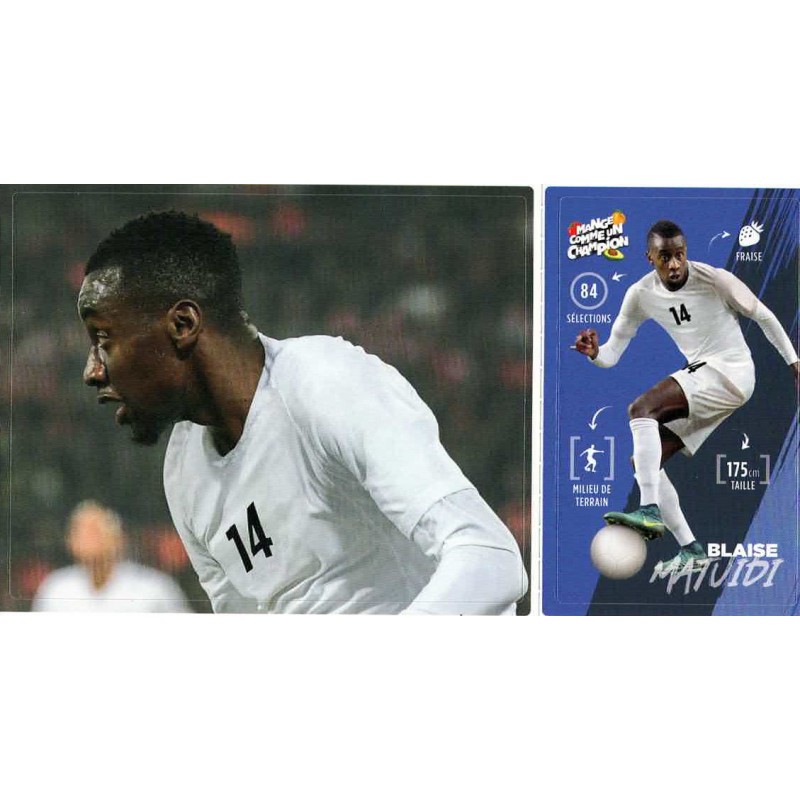 CARTE 05 BLAISE MATUIDI - Collection 2020 - Mange comme un Champion