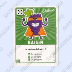 CARTE  25 RAISIN -...