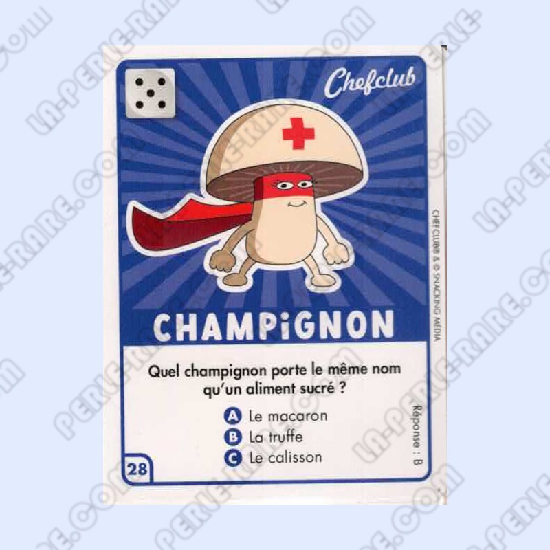 CARTE 28 CHAMPIGNON - Collection 2023 - Amuse-toi en cuisine