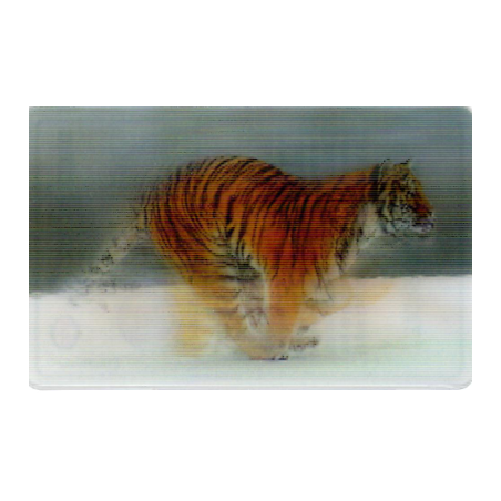 CARTE 07 TIGRE DE SIBÉRIE - Collection 2014 - Animaux 3D