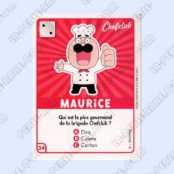 CARTE  34 MAURICE -...