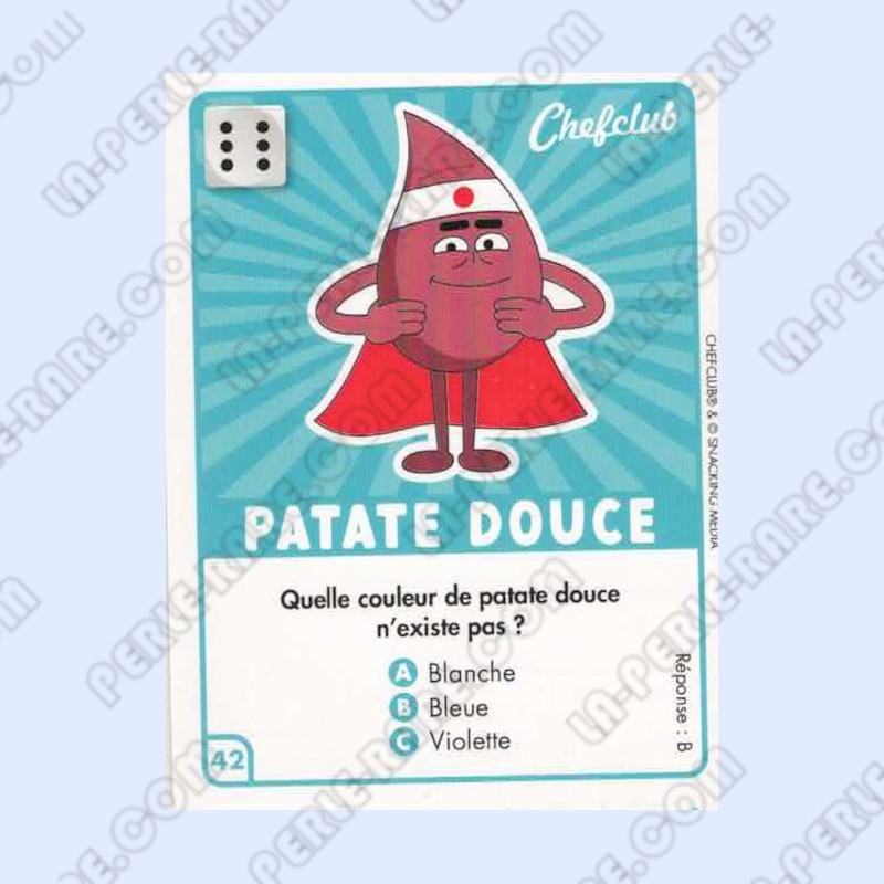 CARTE 42 PATATE DOUCE - Collection 2023 - Amuse-toi en cuisine