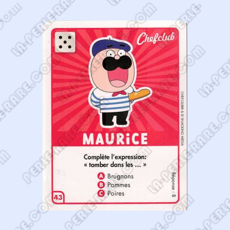 CARTE 43 MAURICE - Collection 2023 - Amuse-toi en cuisine