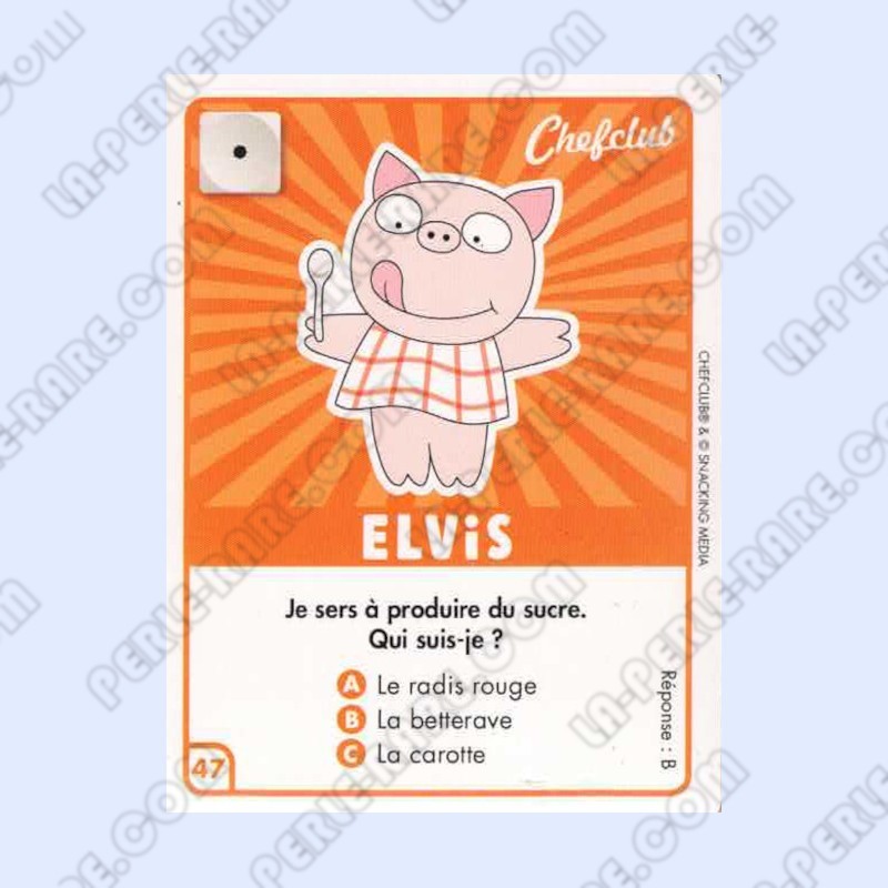 CARTE 47 ELVIS - Collection 2023 - Amuse-toi en cuisine