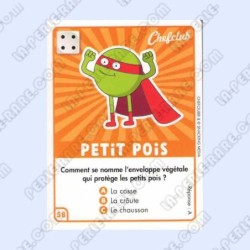 CARTE  58 PETIT POIS -...