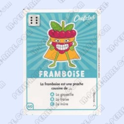CARTE  60 FRAMBOISE -...