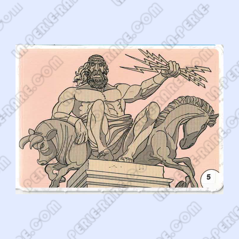 autocollant numéro 05 Collection CORA - Asterix aux Jeux Olympiques