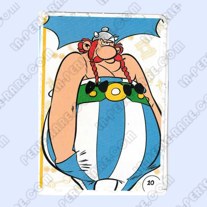 autocollant numéro 10 Collection CORA - Asterix aux Jeux Olympiques