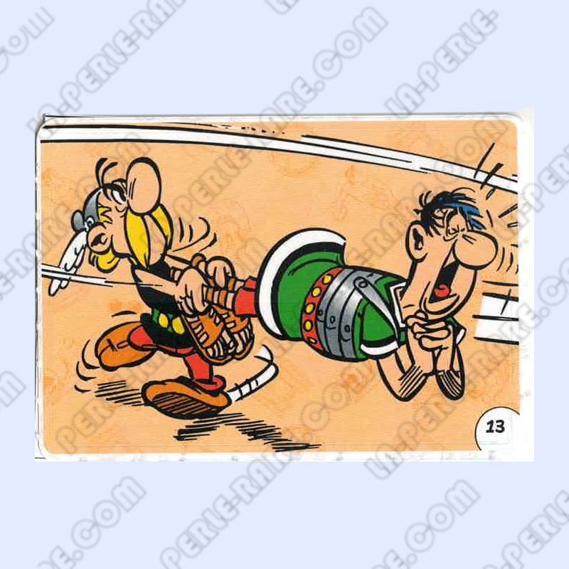 autocollant numéro 13 Collection CORA - Asterix aux Jeux Olympiques
