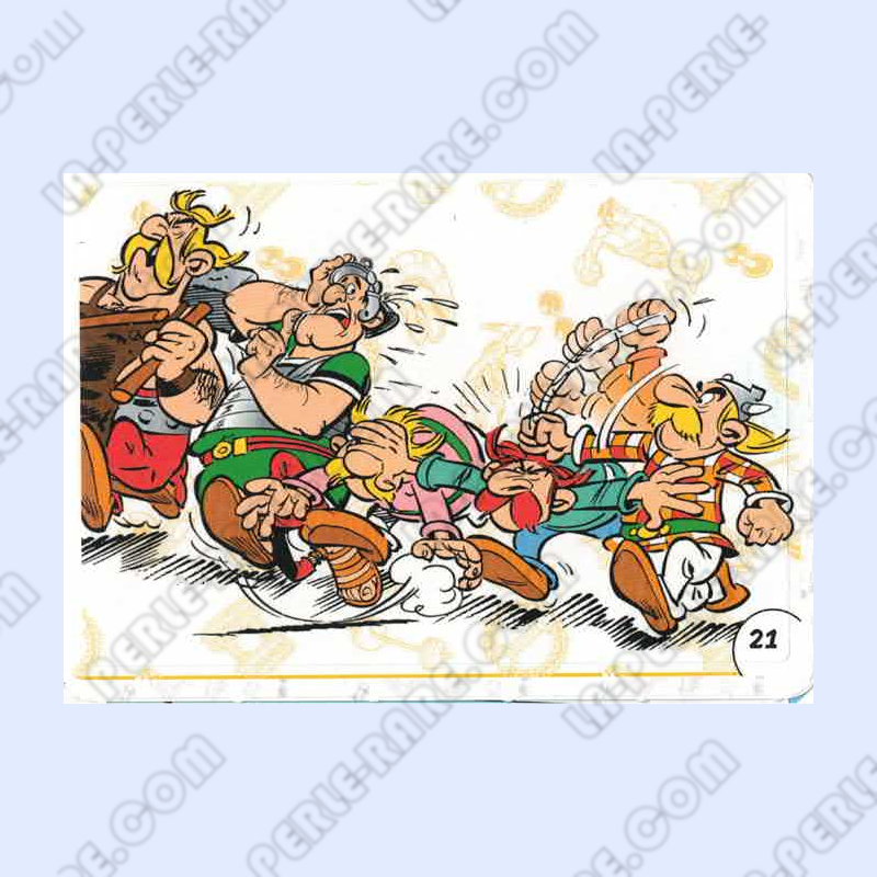 autocollant numéro 21 Collection CORA - Asterix aux Jeux Olympiques