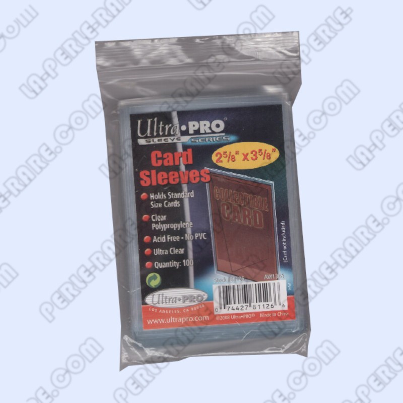 Paquet de 100 pochettes Transparentes Ultra-Pro