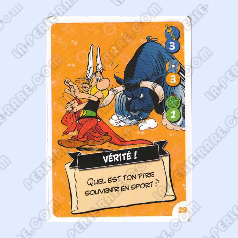 carte numéro 29 Collection CORA - Asterix aux Jeux Olympiques