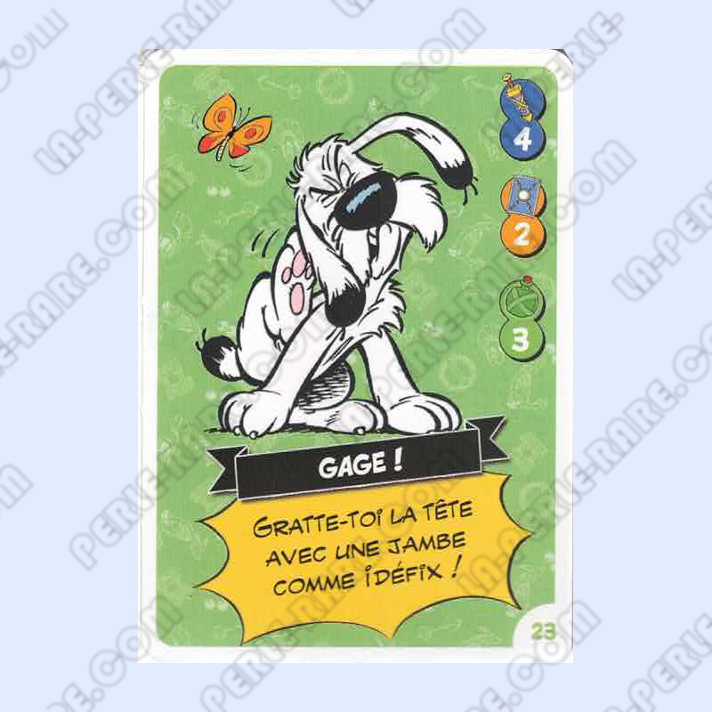 carte numéro 23 Collection CORA - Asterix aux Jeux Olympiques