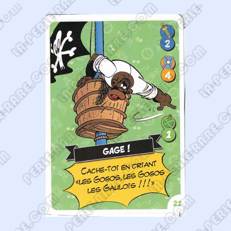 carte numéro 21 Collection CORA - Asterix aux Jeux Olympiques