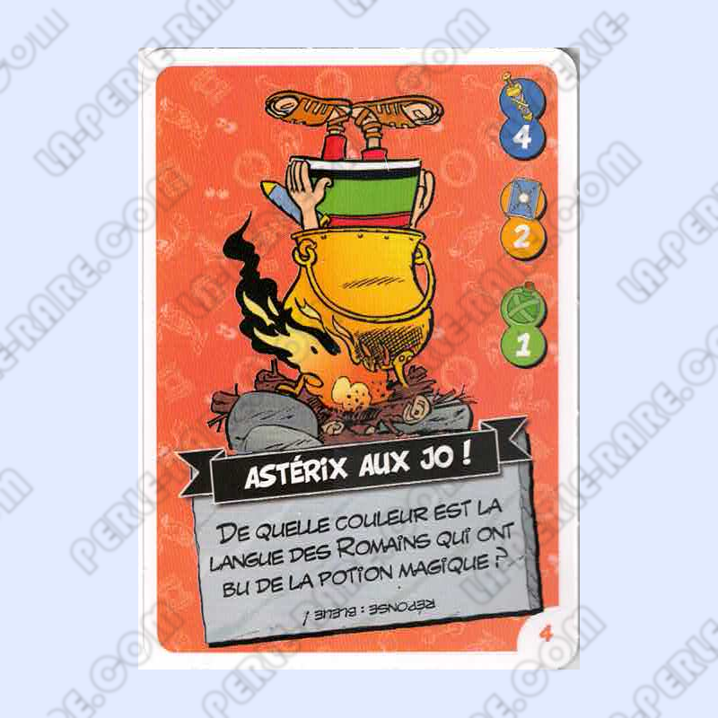 carte numéro 04 Collection CORA - Asterix aux Jeux Olympiques