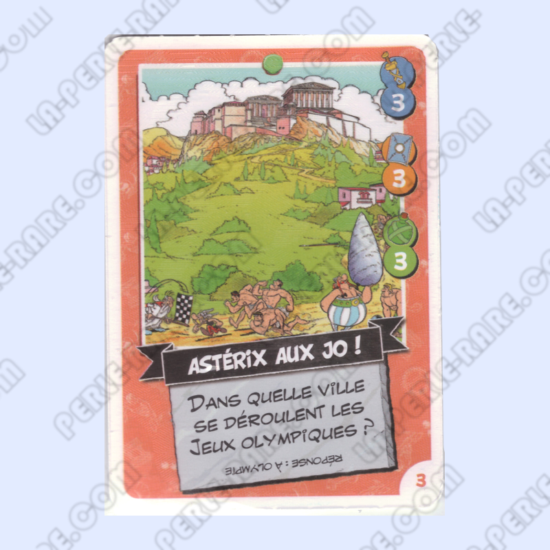 carte numéro 03  Collection CORA - Asterix aux Jeux Olympiques