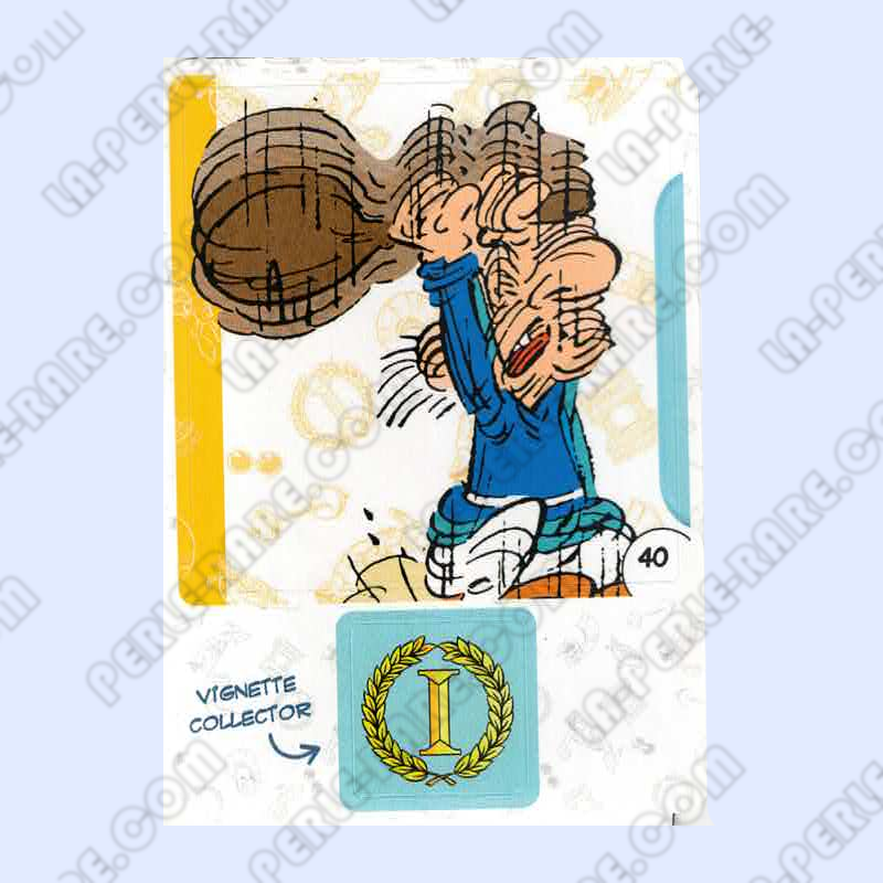 autocollant numéro 40 Collection CORA - Asterix aux Jeux Olympiques
