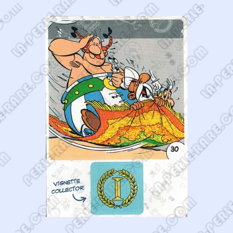 autocollant numéro 30 Collection CORA - Asterix aux Jeux Olympiques
