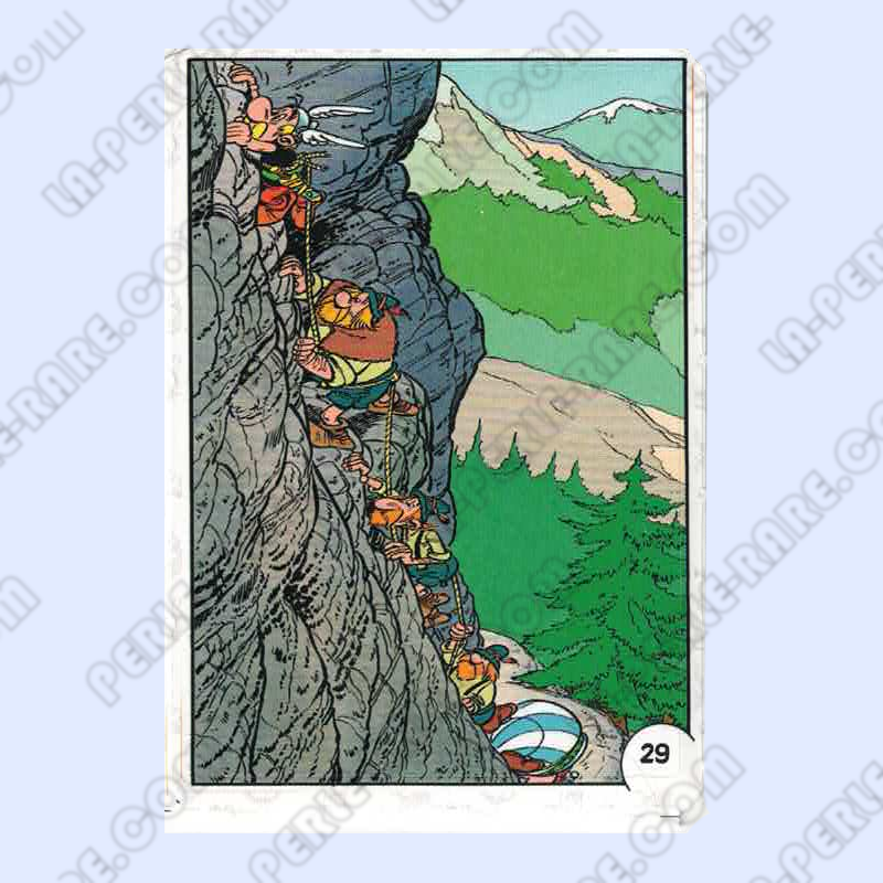 autocollant numéro 29 Collection CORA - Asterix aux Jeux Olympiques