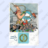 autocollant numéro 28  Collection CORA - Asterix aux Jeux Olympiques