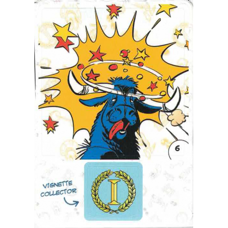 autocollant numéro 06 Collection CORA - Asterix aux Jeux Olympiques