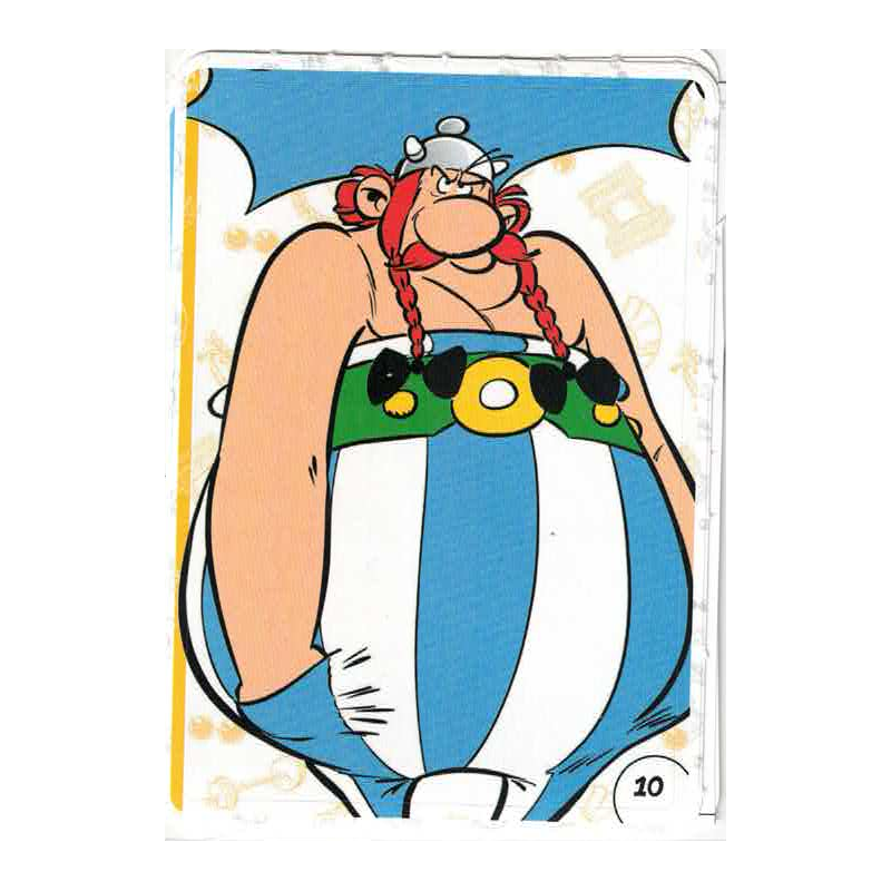 autocollant numéro 10  Collection CORA - Asterix aux Jeux Olympiques