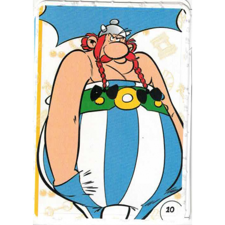 autocollant numéro 10 Collection CORA - Asterix aux Jeux Olympiques