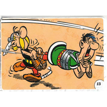 autocollant numéro 13 Collection CORA - Asterix aux Jeux Olympiques