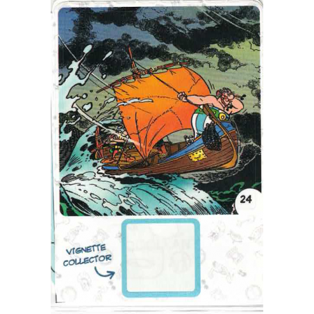 autocollant numéro 24 Collection CORA - Asterix aux Jeux Olympiques