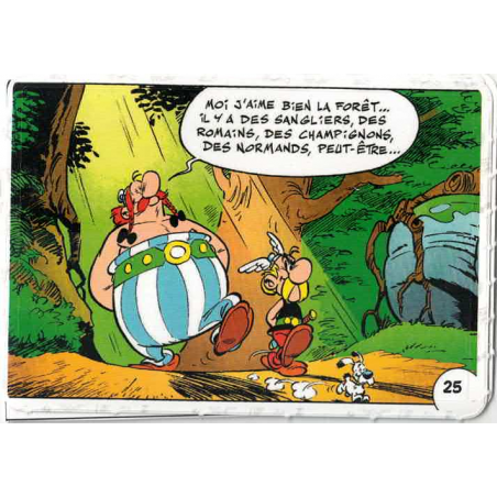 autocollant numéro 25 Collection CORA - Asterix aux Jeux Olympiques