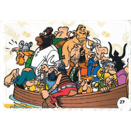 autocollant numéro 27 Collection CORA - Asterix aux Jeux Olympiques