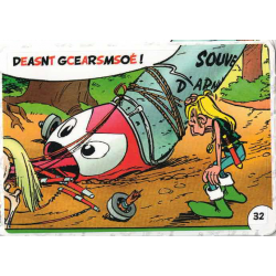 autocollant numéro 32...