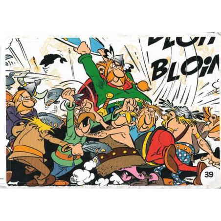 autocollant numéro 39 Collection CORA - Asterix aux Jeux Olympiques