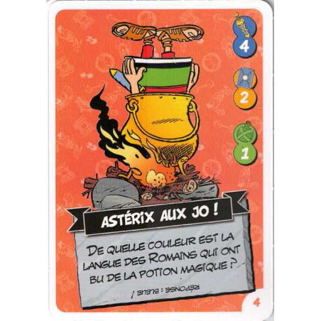 carte numéro 04 Collection CORA - Asterix aux Jeux Olympiques