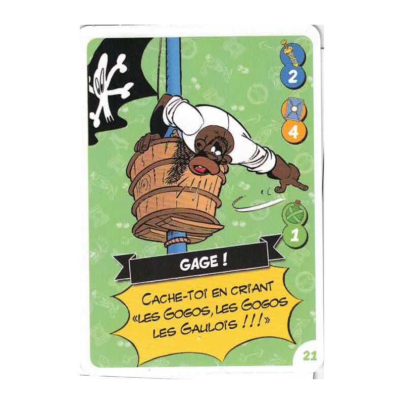 carte numéro 21  Collection CORA - Asterix aux Jeux Olympiques