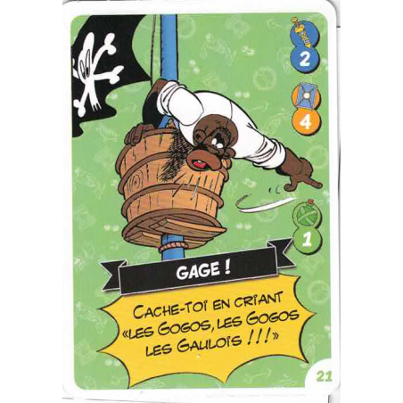 carte numéro 21 Collection CORA - Asterix aux Jeux Olympiques