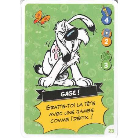 carte numéro 23 Collection CORA - Asterix aux Jeux Olympiques