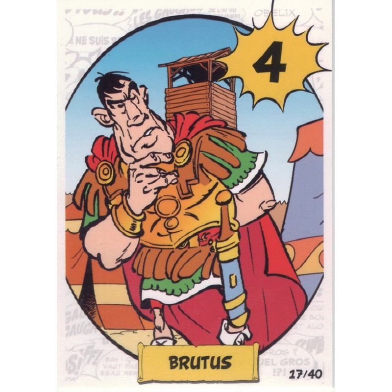 CARTE  17 BRUTUS - Collection 2023 - Imbattable avec Asterix