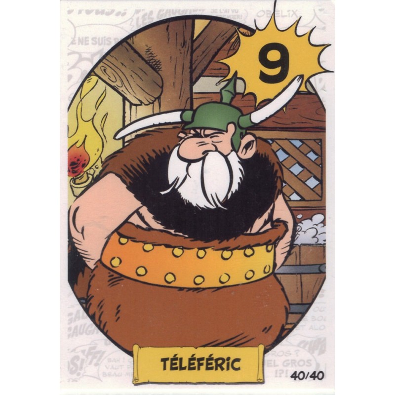 CARTE  40 TÉLÉFÉRIC - Collection 2023 - Imbattable avec Asterix