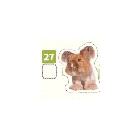VIGNETTE 27 LAPIN ANGORA - Collection 2024 - Nos amies les bêtes